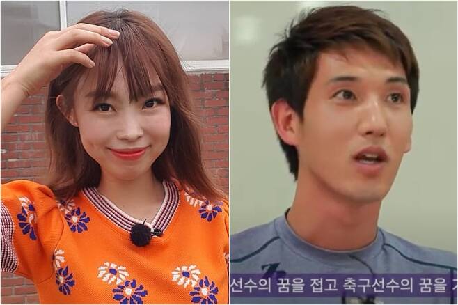 ▲ 오나미(왼쪽), 박민. 출처| 오나미 인스타그램, FC 안양 유튜브