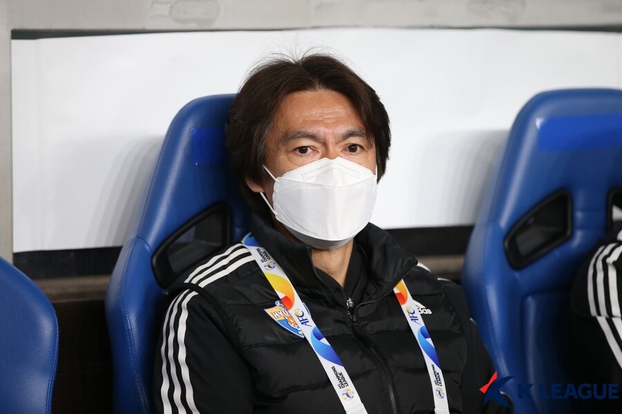 ▲ 울산현대 홍명보 감독 ⓒ한국프로축구연맹