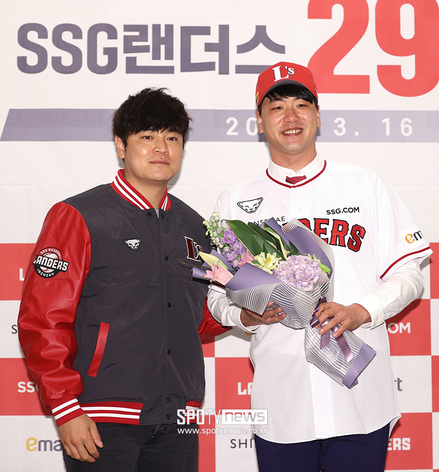 ▲ 추신수 김광현 ⓒ곽혜미 기자