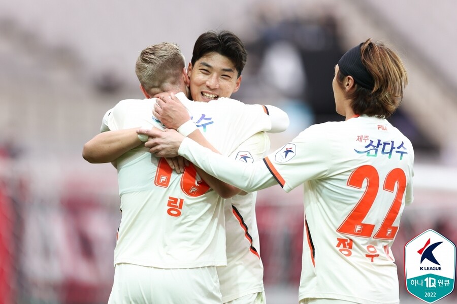 ▲ 제주 유나이티드가 조나탄 링의 멀티골을 앞세워 FC서울을 이겼다. ⓒ한국프로축구연맹