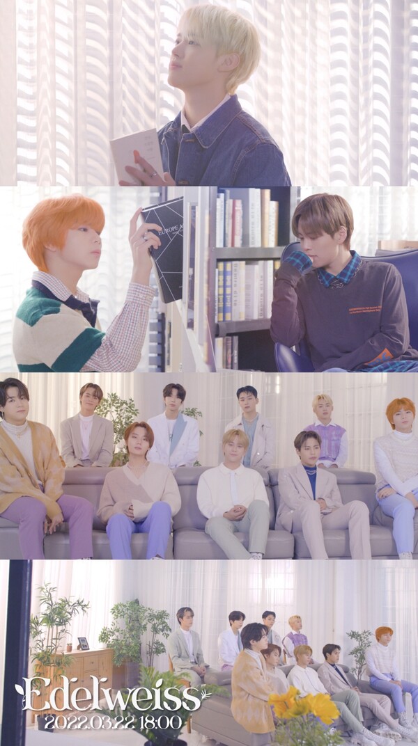 T1419, 신곡 '에델바이스' 뮤비 2차 티저 공개…"팬 향한 사랑 가득"