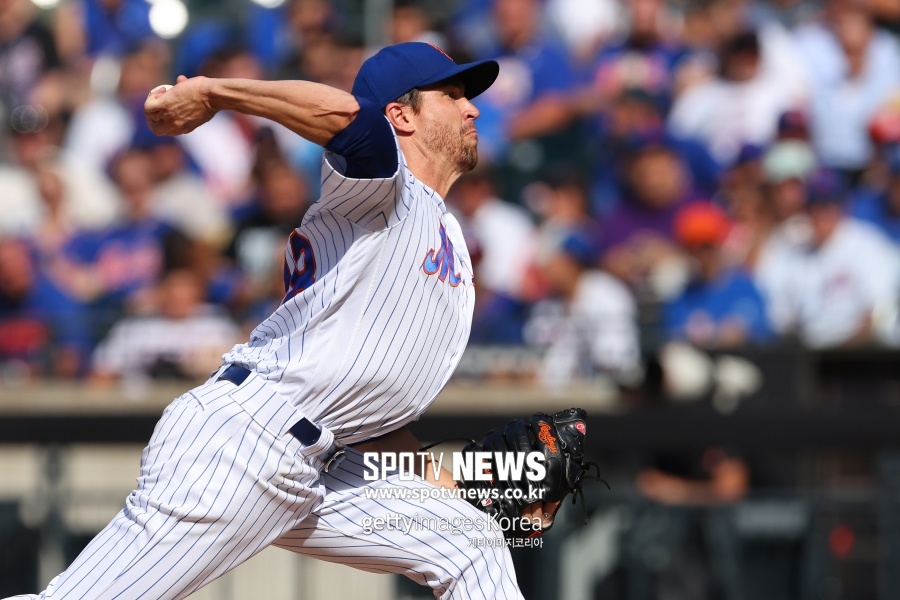 ▲ MLB 네트워크 선정 3년 연속 최고 선발투수에 오른 제이콥 디그롬