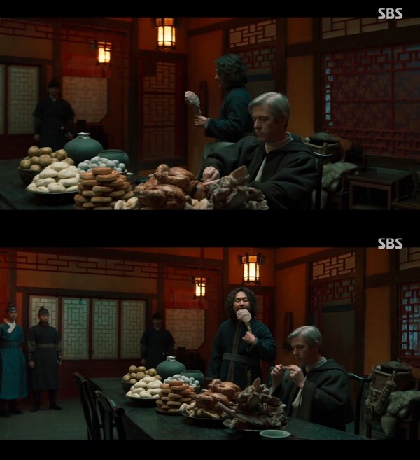 ▲ 2021년 3월 22일 방송됐던 '조선구마사' 첫 회 장면. 방송화면 캡처
