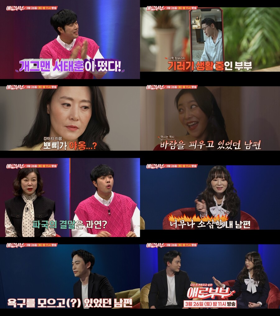 ▲ 26일 방송되는 '애로부부'. 제공|SKY채널, 채널A