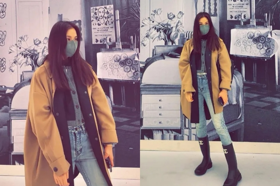 '50세' 고소영, 어떻게 관리하기에 이런 데님핏…C사 부츠보다 더 빛나는 명품 각선미