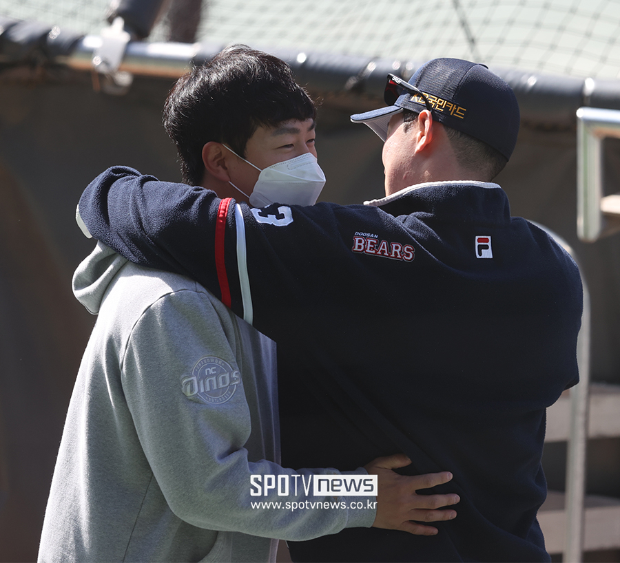 ▲ 박건우 양석환 ⓒ곽혜미 기자