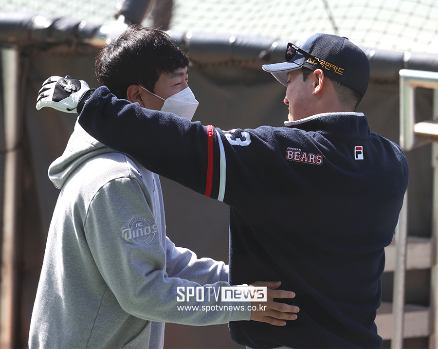 ▲ 박건우 양석환 ⓒ곽혜미 기자