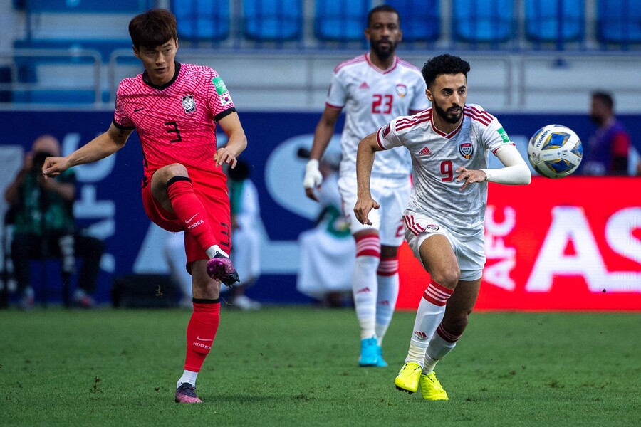 ▲  축구대표팀이 아랍에미리트(UAE)에 0-1로 패했다. ⓒ연합뉴스/AFP