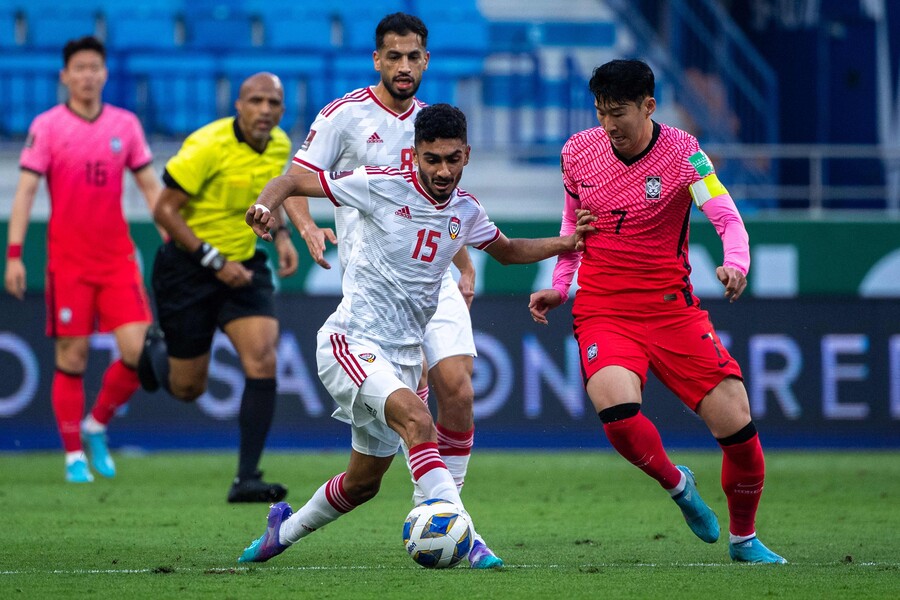 ▲  축구대표팀이 아랍에미리트(UAE)에 0-1로 패했다. ⓒ연합뉴스/AFP