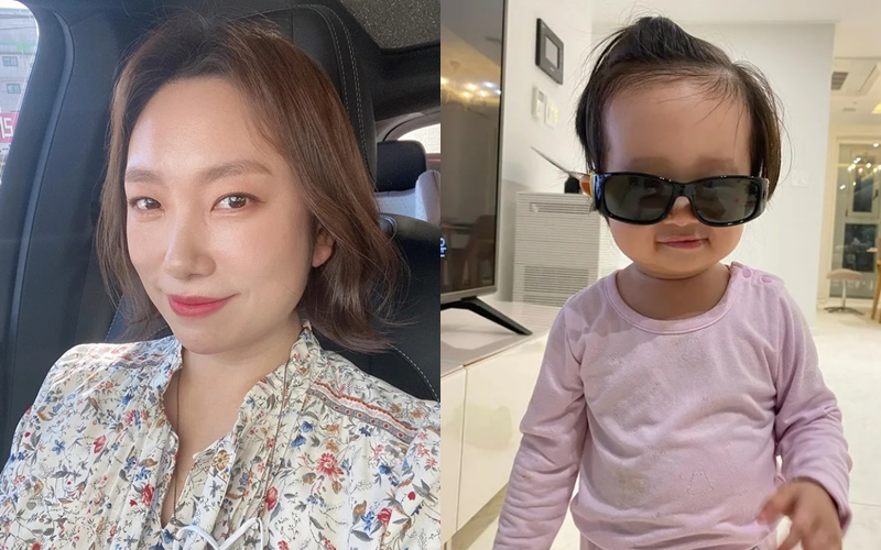 정경미, 라디오 하차 후 근황…♥윤형빈 붕어빵 딸 보며 "너무 웃겨"