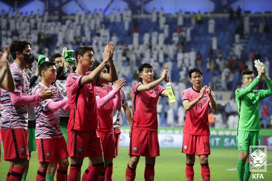▲ 한국이 아랍에미리트 원정에서 패하며 무패행진을 마감했다. ⓒ대한축구협회