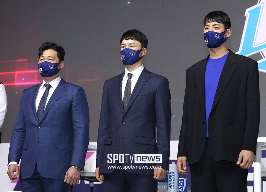 ▲ 오승환 허삼영 감독 구자욱 ⓒ곽혜미 기자