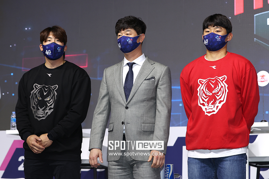 ▲ 나성범 김종국 감독 김도영 ⓒ곽혜미 기자