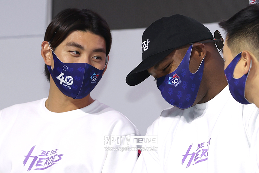▲ 이정후 푸이그 ⓒ곽혜미 기자