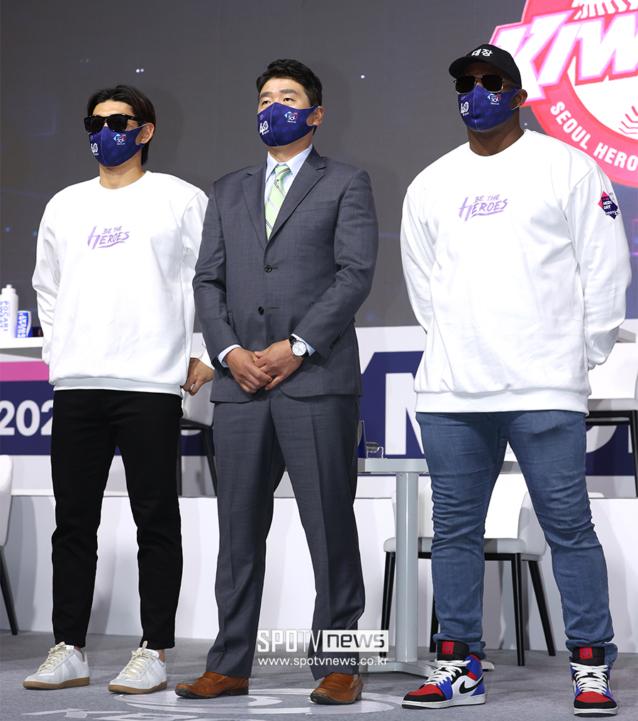 ▲ 이정후 홍원기 감독 푸이그 ⓒ곽혜미 기자
