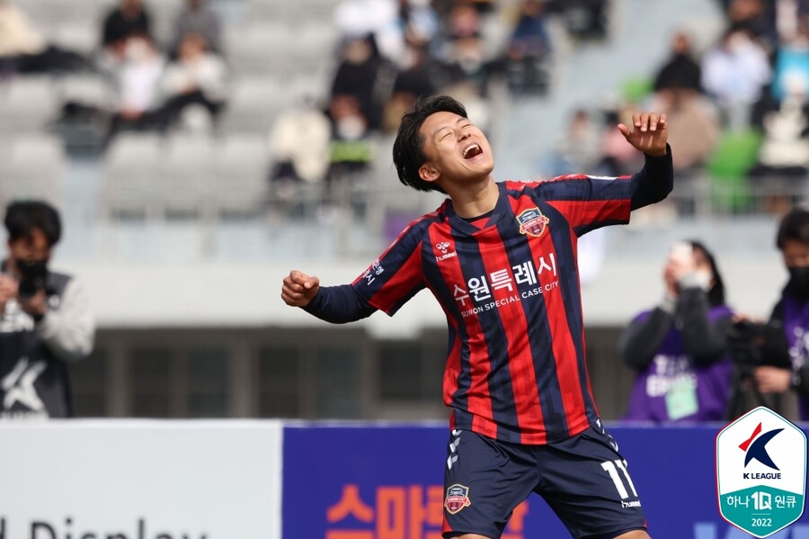 ▲ 이승우(수원FC) ⓒ한국프로축구연맹