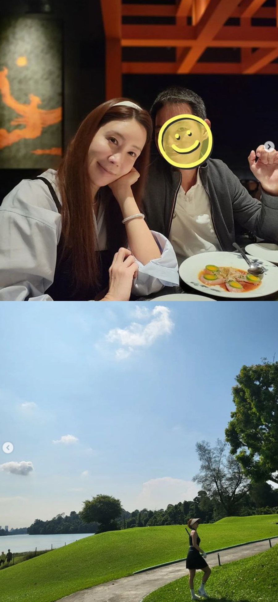 ▲ 김정은과 남편. 출처ㅣ김정은 인스타그램