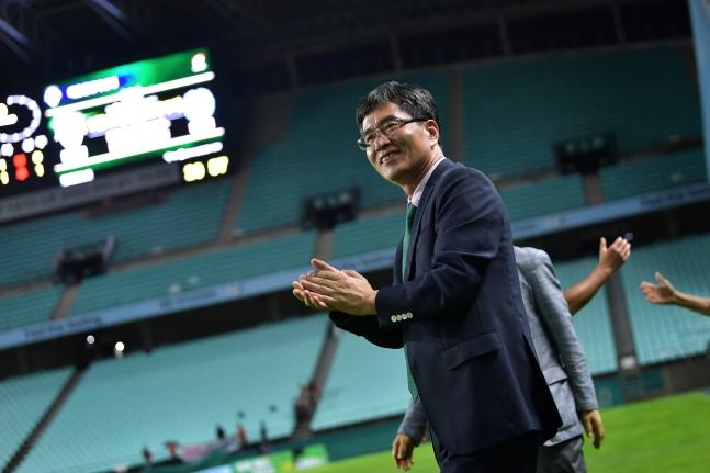 ▲ 전북 현대 백승권 단장이 사임했다. ⓒ한국프로축구연맹
