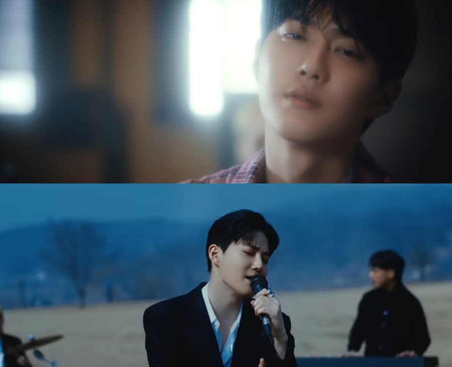 ▲ 수호 '그레이 슈트' 뮤직비디오. 제공| SM엔터테인먼트