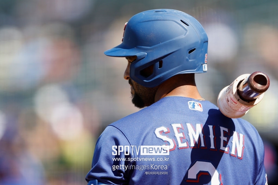 ▲ 텍사스 레인저스 내야수 마커스 시미언.