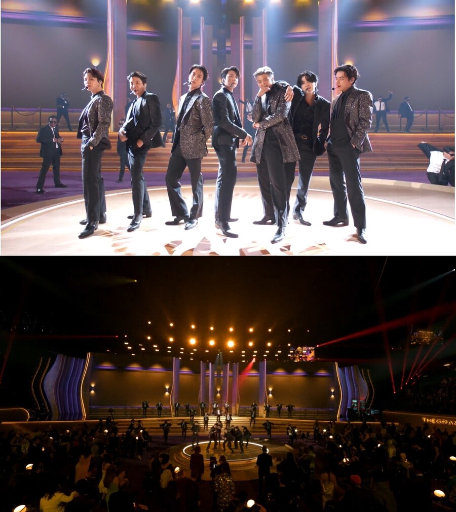 방탄소년단 '그래미' 공연, 외신 선정 '올해 최고의 무대'…빌보드 "새로운 차원'