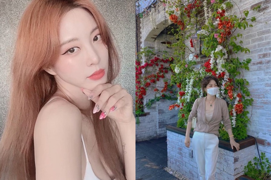 ▲ 한예슬(왼쪽)과 모친. 출처| 한예슬 인스타그램