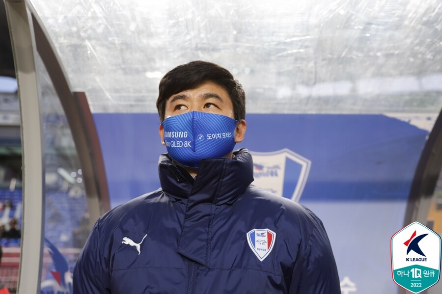 ▲ 수원삼성 박건하 감독 ⓒ한국프로축구연맹