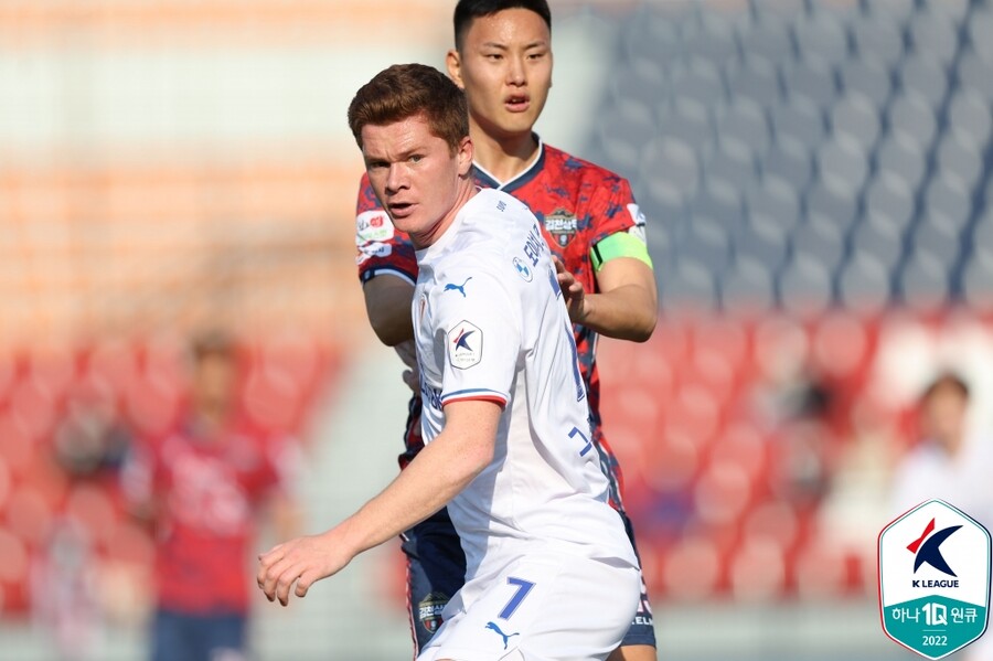 ▲ 그로닝(수원삼성) ⓒ한국프로축구연맹