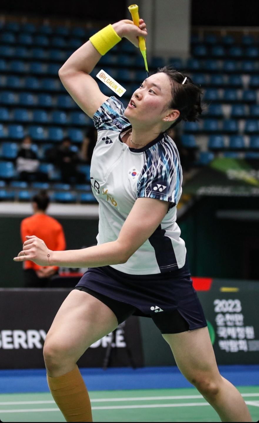 ▲  2022 BWF 코리아오픈에서 경기를 펼치고 있는 김가은 ⓒBWF 인스타그램 캡처