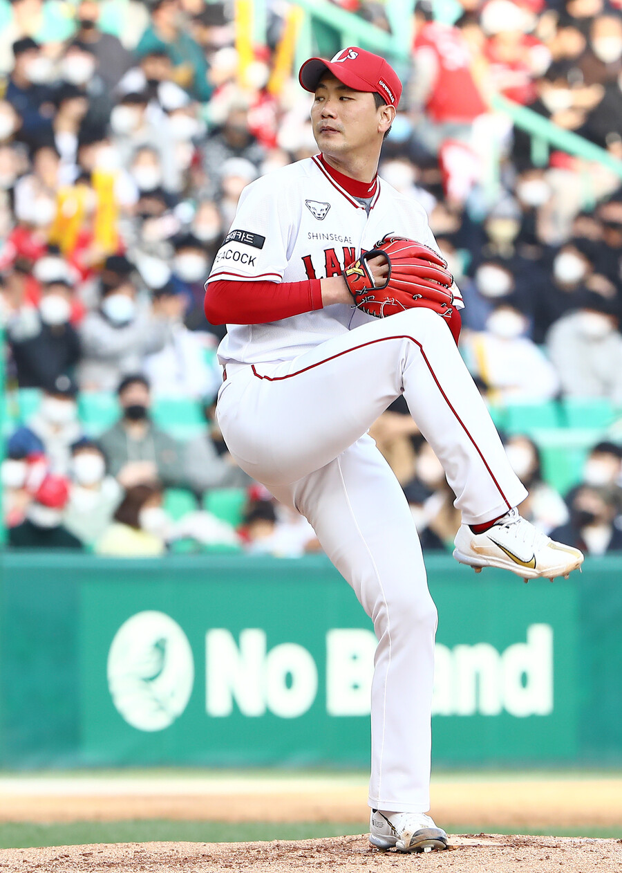 ▲ 성공적인 복귀전으로 에이스의 귀환을 알린 SSG 김광현 ⓒSSG랜더스