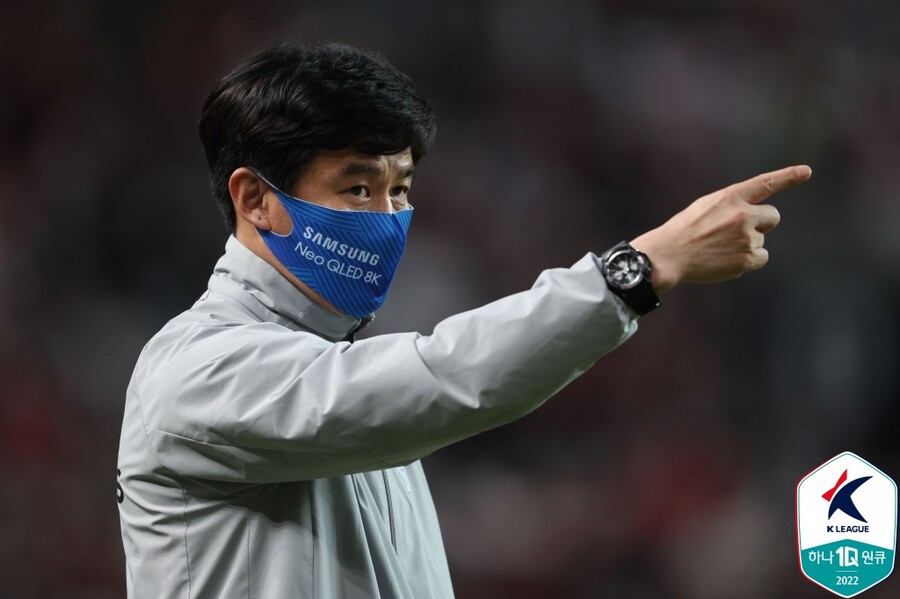 ▲ 박건하 감독. ⓒ한국프로축구연맹