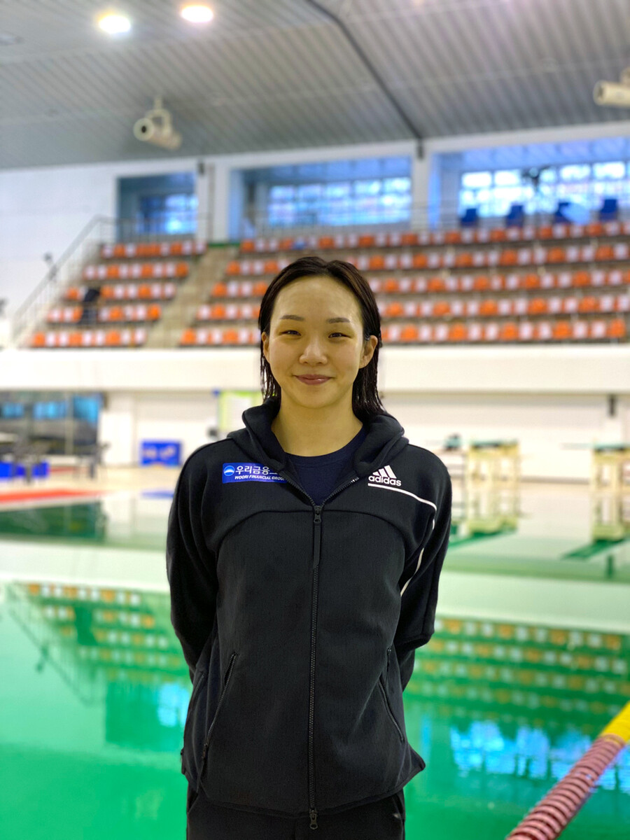 ▲  제17회 제주 한라배 여자 자유형 200m에서 우승한 김서영 ⓒ올댓스포츠