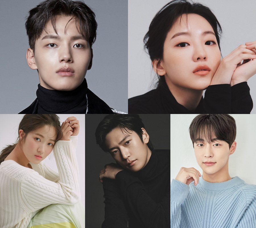 ▲ 왼쪽부터 시계방향으로 여진구, 조이현, 배인혁, 나인우, 김혜윤. 제공ㅣ각 소속사