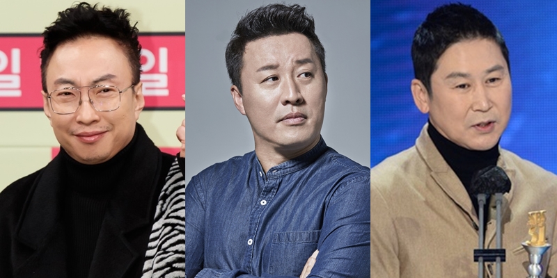 ▲ 박명수, 정준하, 신동엽(왼쪽부터). 출처| 스포티비뉴스DB, MBC, SBS