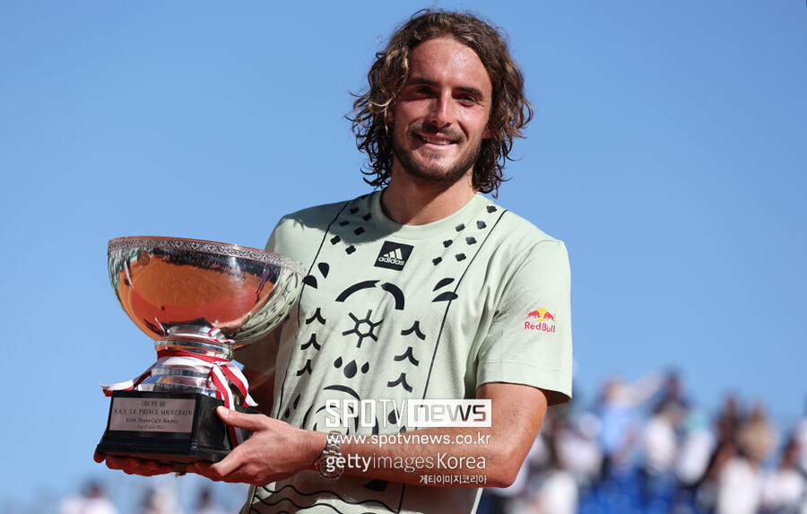 ▲ 2022 ATP 투어 몬테카를로 마스터즈에서 우승한 스테파노스 치치파스