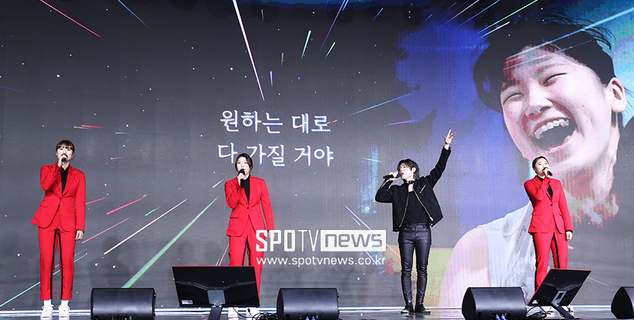 [포토S] 서채원-박연화-박사랑, 가호와 함께 멋진 무대
