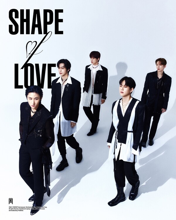 ▲ 몬스타엑스 새 미니앨범 '셰이프 오브 러브' 첫 번째 콘셉트 포토가 공개됐다. 제공|스타쉽엔터테인먼트