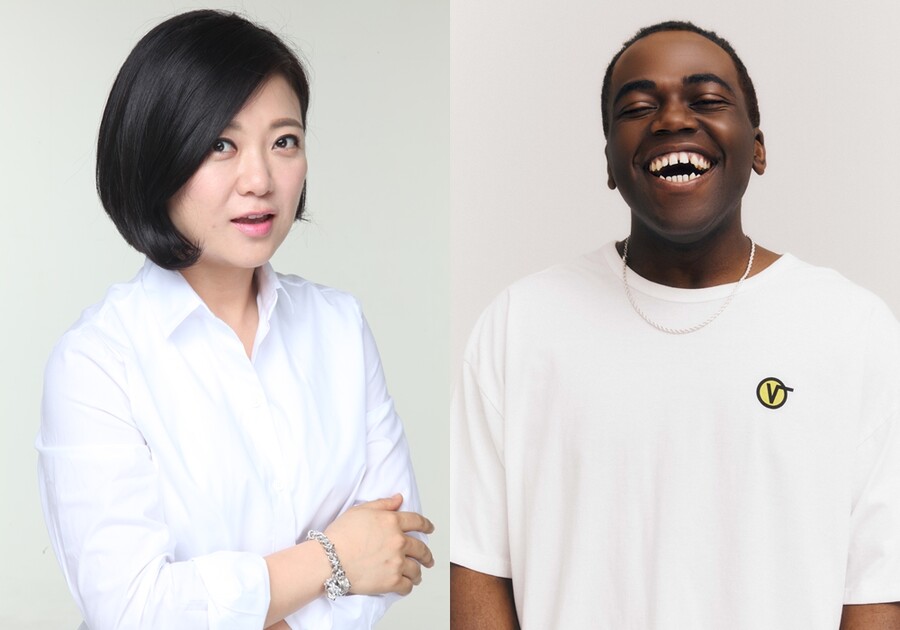 ▲ '갓파더' 김숙, 조나단. 제공|