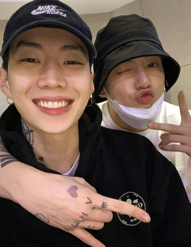 박재범, BTS 정국 만났다 "마인드가 멋진 동생"…컬래버 성사되나
