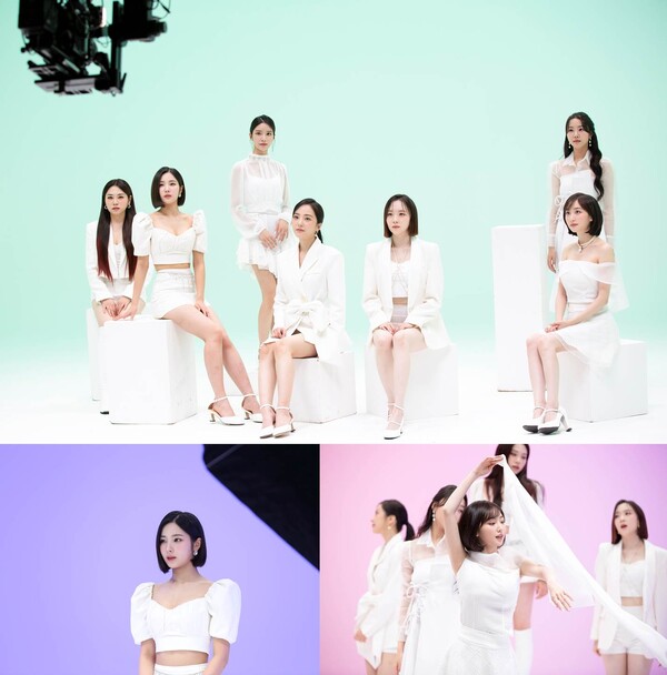 ▲ 소속사 이적 후 새 이름으로 컴백하는 앨리스가 신곡 뮤직비디오 촬영 현장을 공개했다. 제공|아이오케이컴퍼니