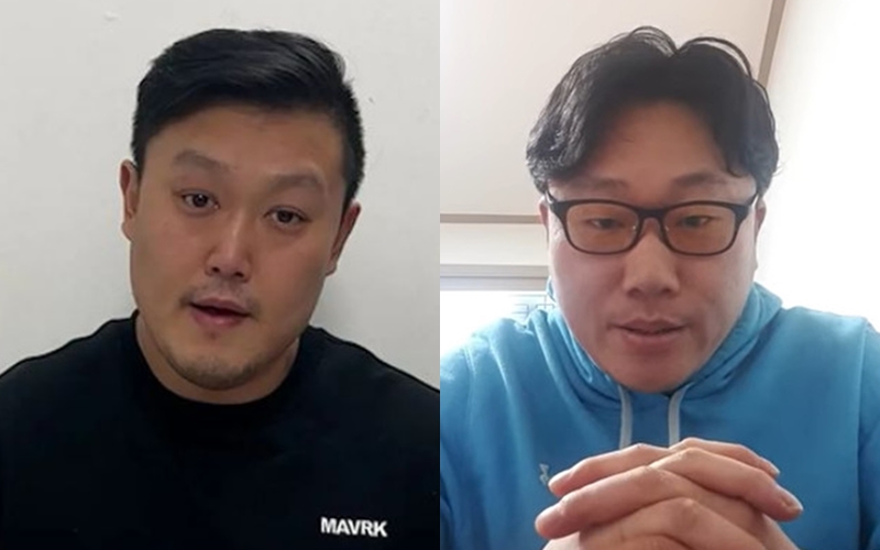▲ 명현만(왼쪽)과 영철. 출처| 명현만 인스타그램, 영철 유튜브