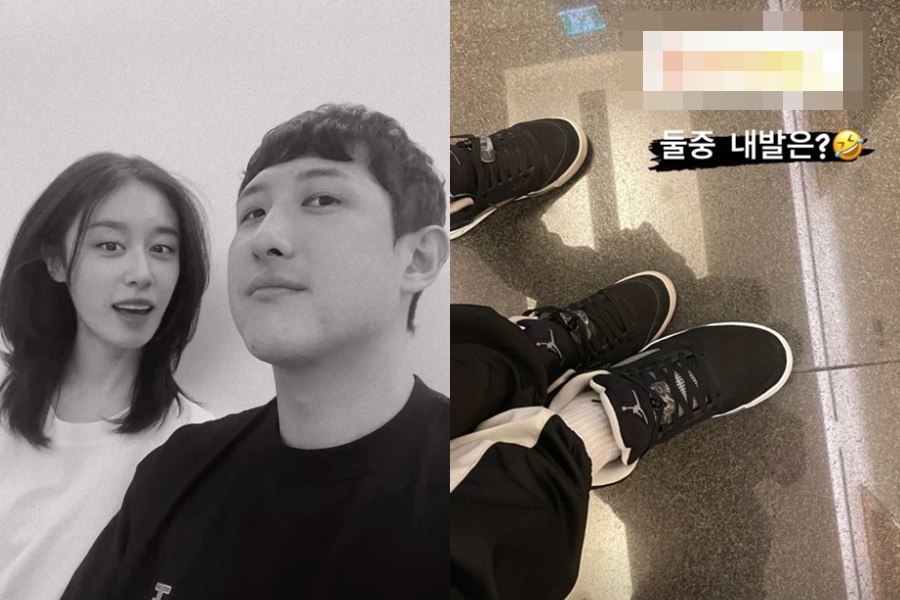 ▲ 지연(왼쪽), 황재균. 출처| 황재균 인스타그램