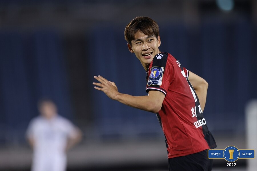 ▲ 부천FC1995가 FA컵 3라운드(24강)에서 수원FC에 최재영의 골로 1-0 승리를 거뒀다.  ⓒ대한축구협회