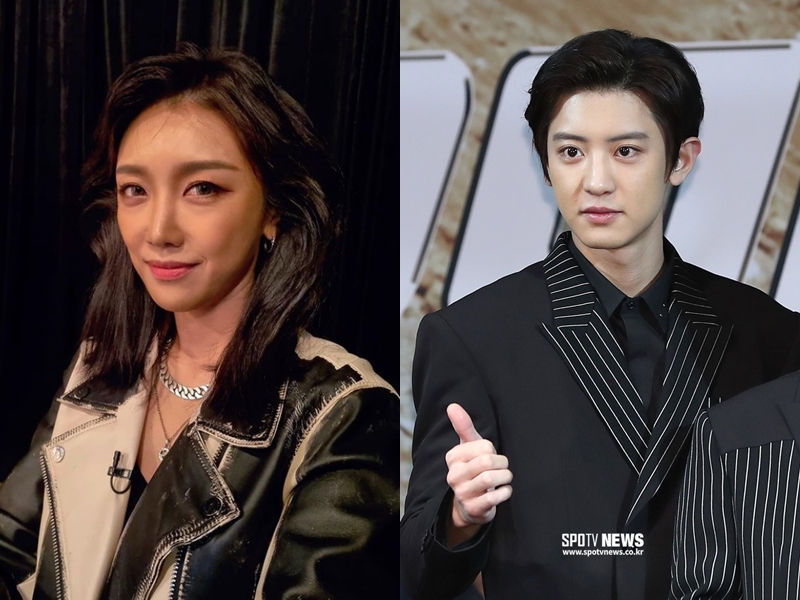 ▲ 바이크 인플루언서 장시내(왼쪽), 엑소 찬열. 출처| 장시내 인스타그램, 스포티비뉴스DB