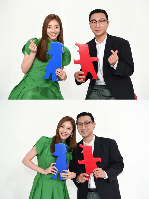 ▲ 손담비(왼쪽), 이규혁. 제공| SBS
