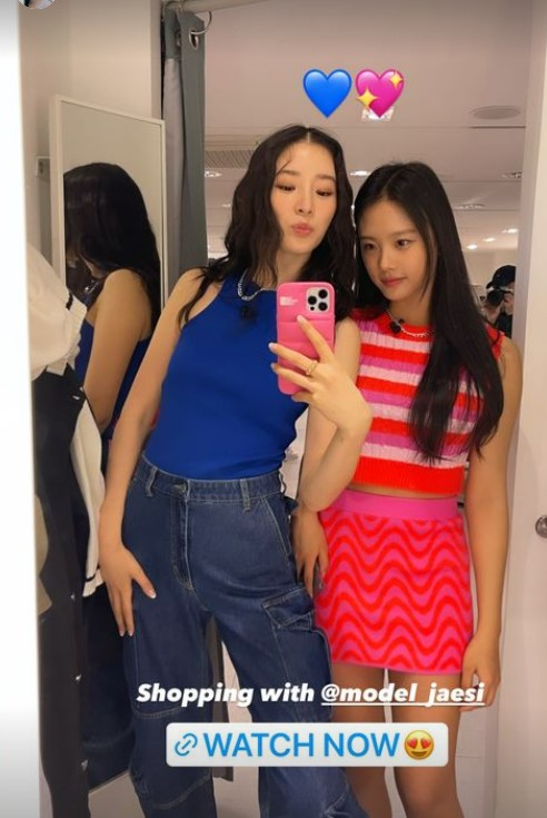 ▲ 모델 아이린, 재시. 출처| 아이린 인스타그램