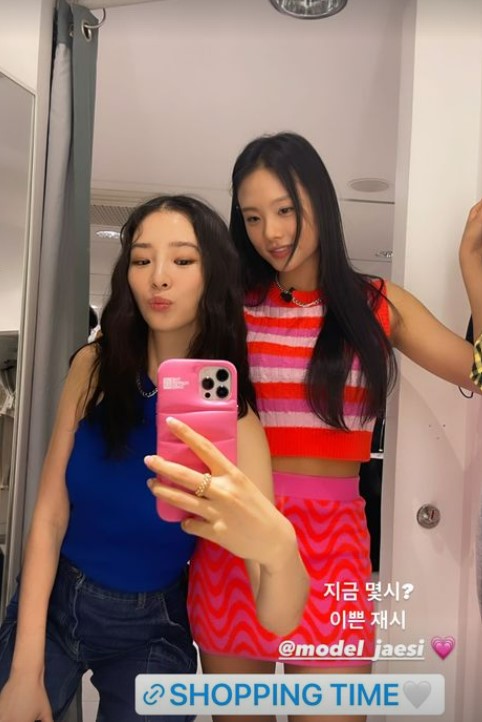 ▲ 모델 아이린, 재시. 출처| 아이린 인스타그램