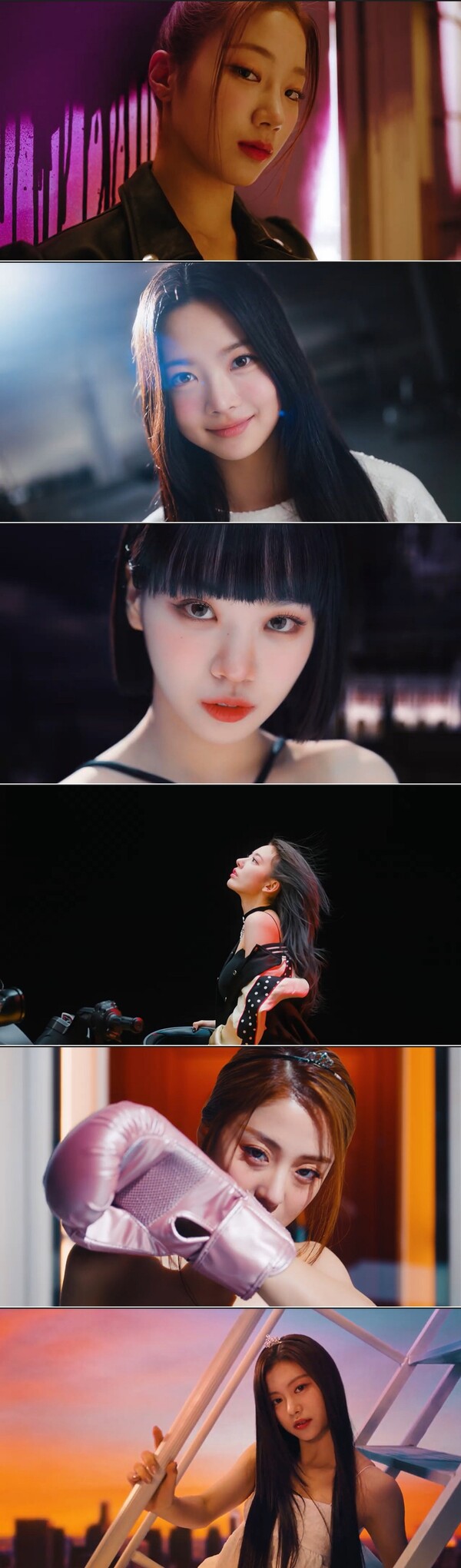 '클래스가 다른 비주얼' 르세라핌, 데뷔곡 '피어리스' 뮤직비디오 티저 공개