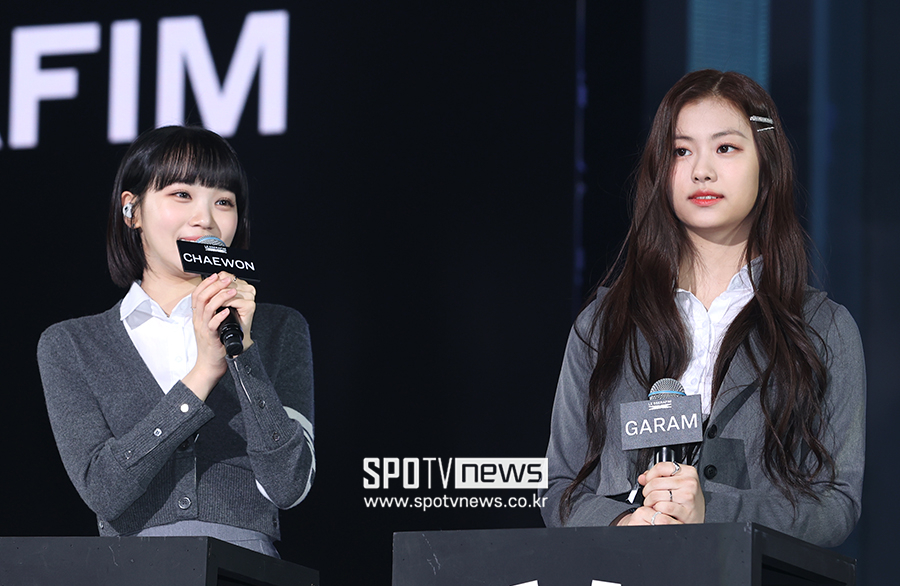 ▲ 르세라핌 김채원 김가람 ⓒ곽혜미 기자