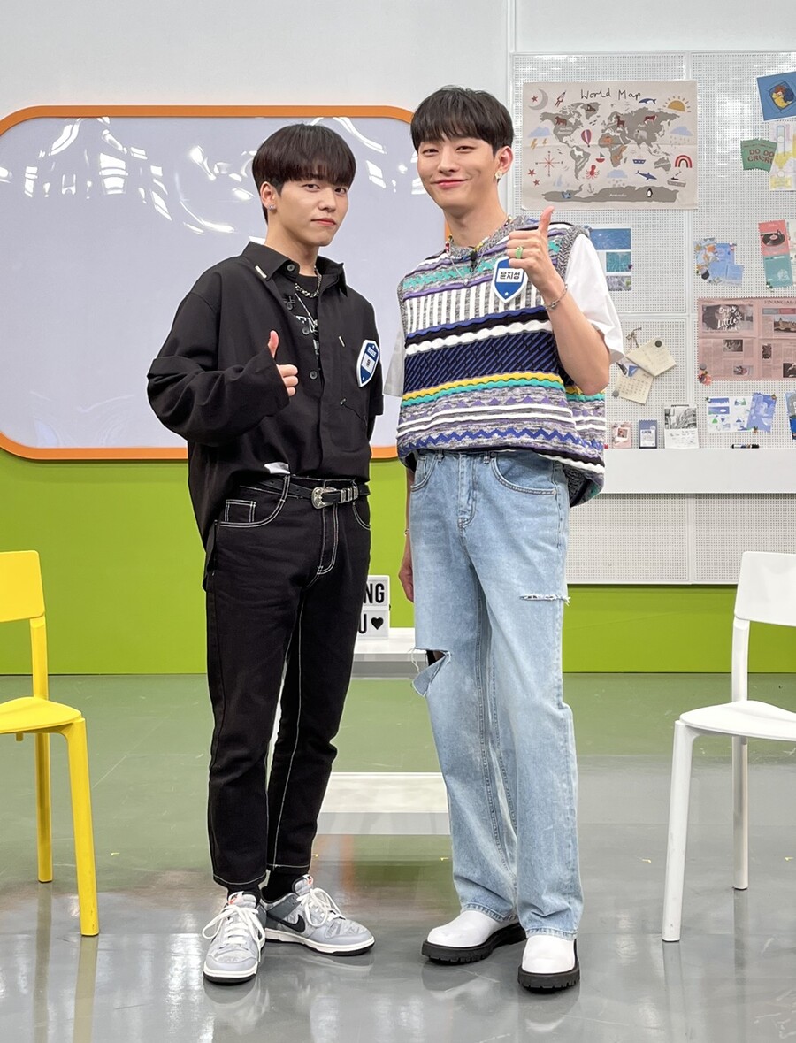 ▲ 온앤오프 유(왼쪽), 윤지성. 제공| U+아이돌라이브